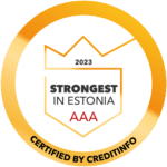 Strongest in Estonia - AAA Credit Rating
